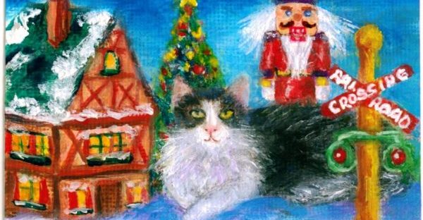 Nutcracker Tuxedo Cat